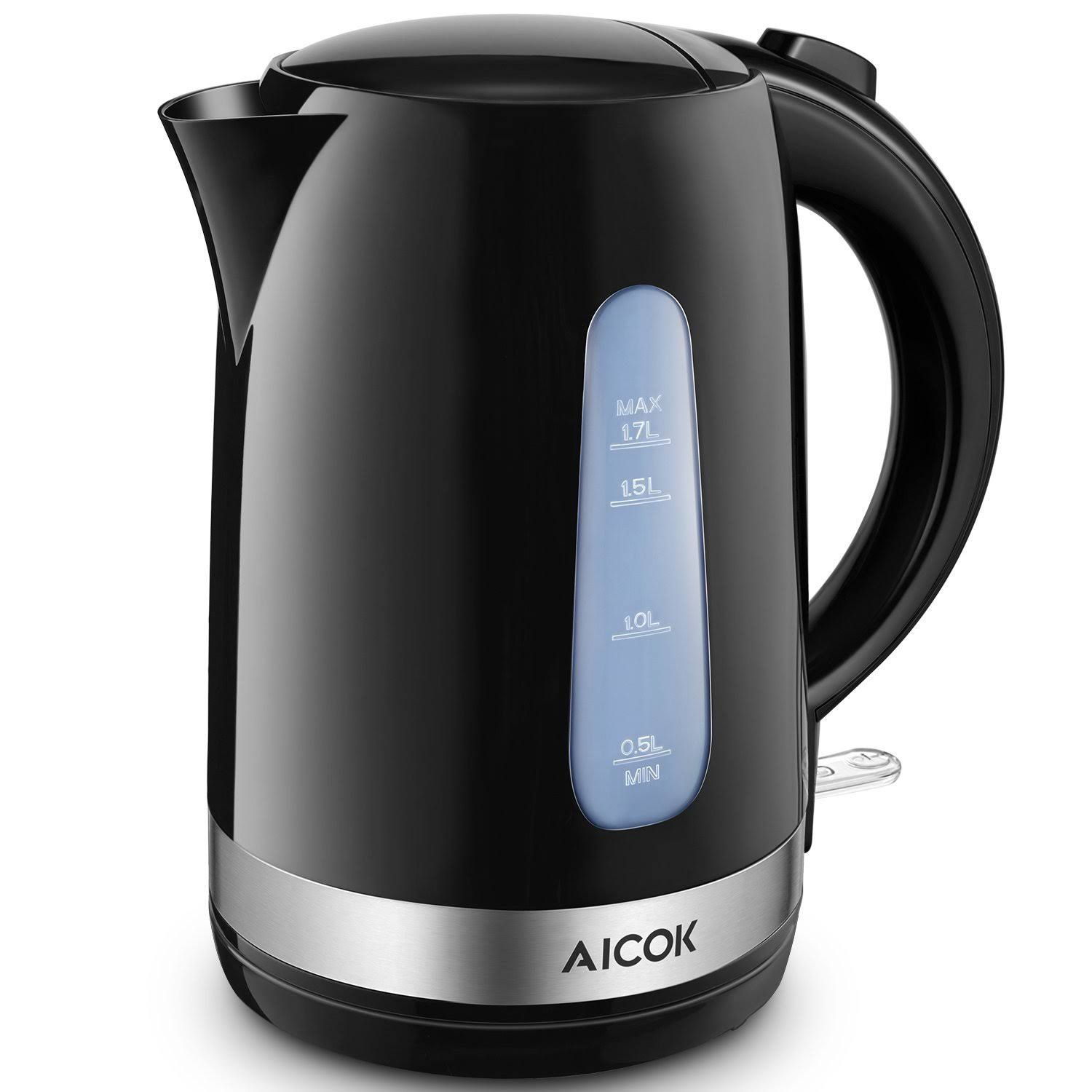 Electric Kettle Aicok Lightweight Electric Tea Kettle 1500W Ultra Fast Water