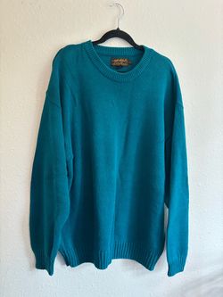 Eddie Bauer Teal Crewneck Sweater