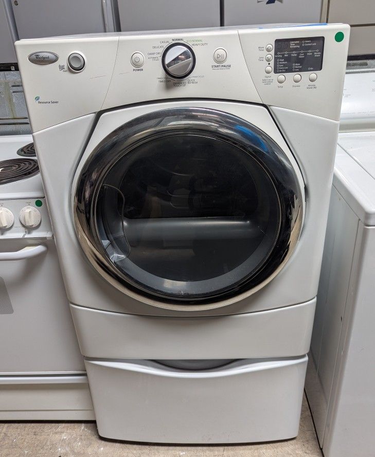 Whirlpool Front Load Dryer on Pedestal