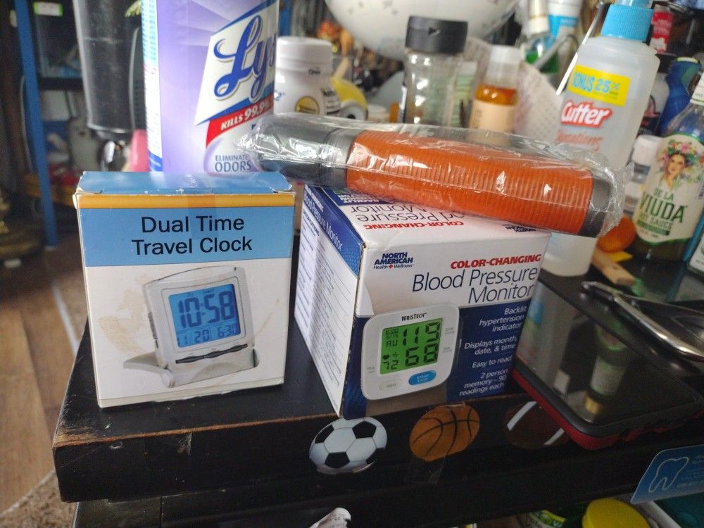 Light Blood Pressure Monitor Travel Clock ⌚