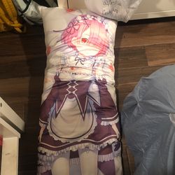 Body Pillow RE Zero Ram And Rem On Both Sides