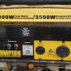 Champion Generator For Sale 4500 Watts