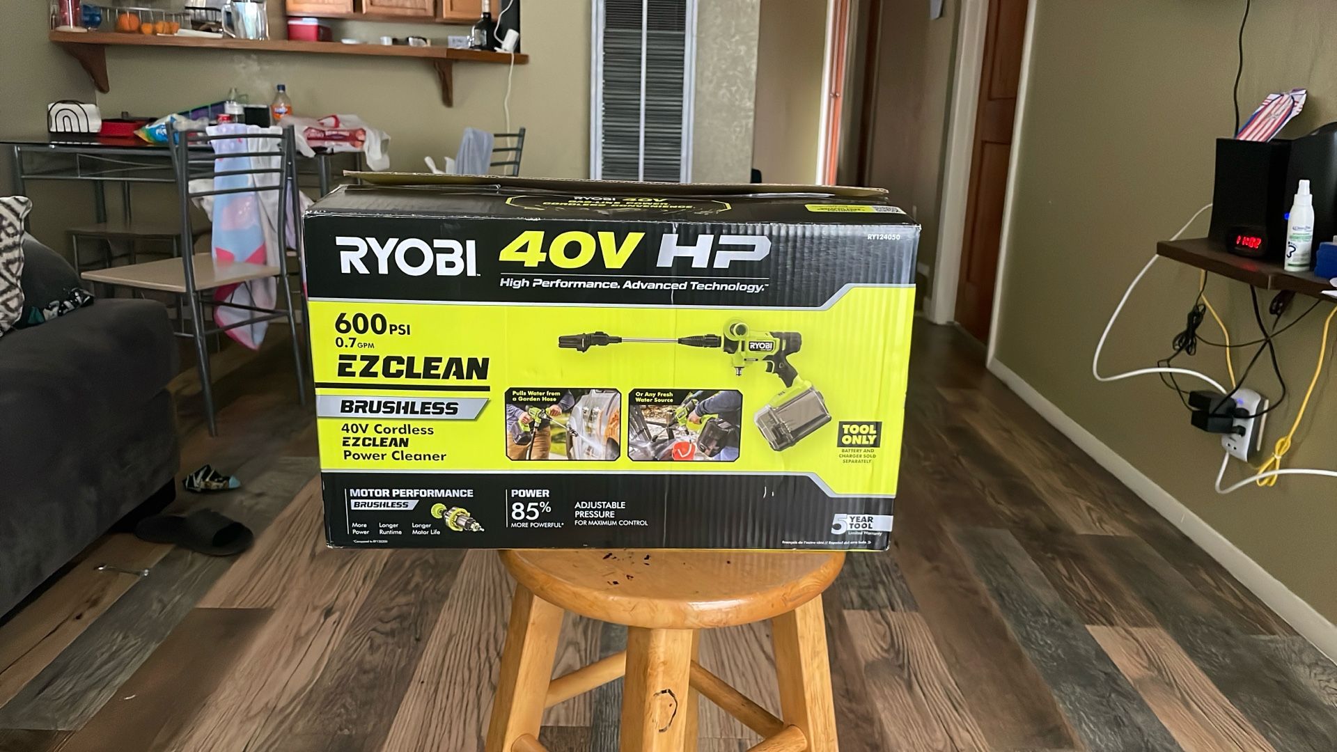 RYOBI 40V HP 600PSI