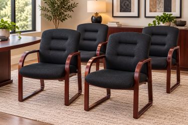 Set of 4 Office Guest / Conference Chairs