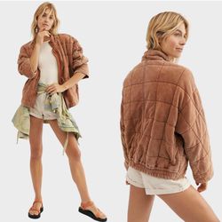 Free People Dolman Quilted Jacket 