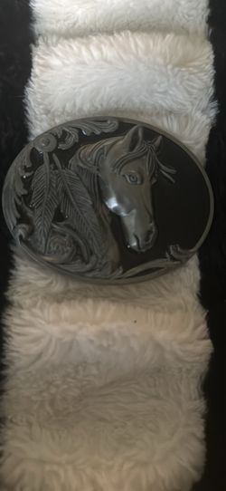 Horse belt buckle