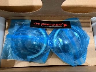 JW Speaker 0553973 8700 Evolution J2 Carbon Bezel Headlights Pair - Jeep Wrangler JK