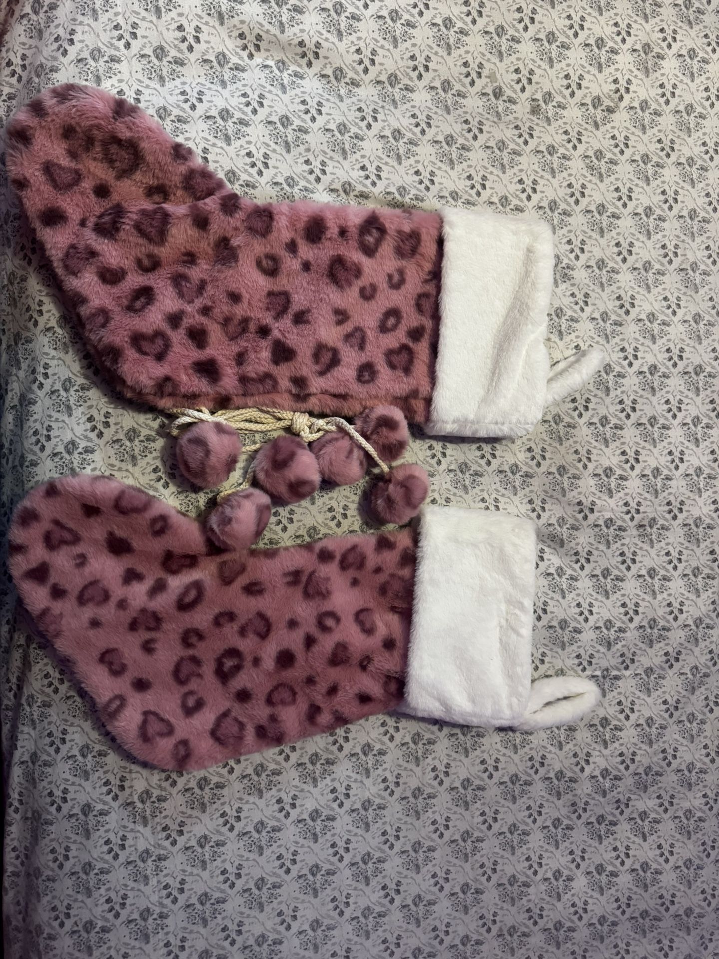 Cheetah Print Christmas Stocking