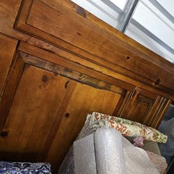 Beautiful All Wood Queen Bed Frame