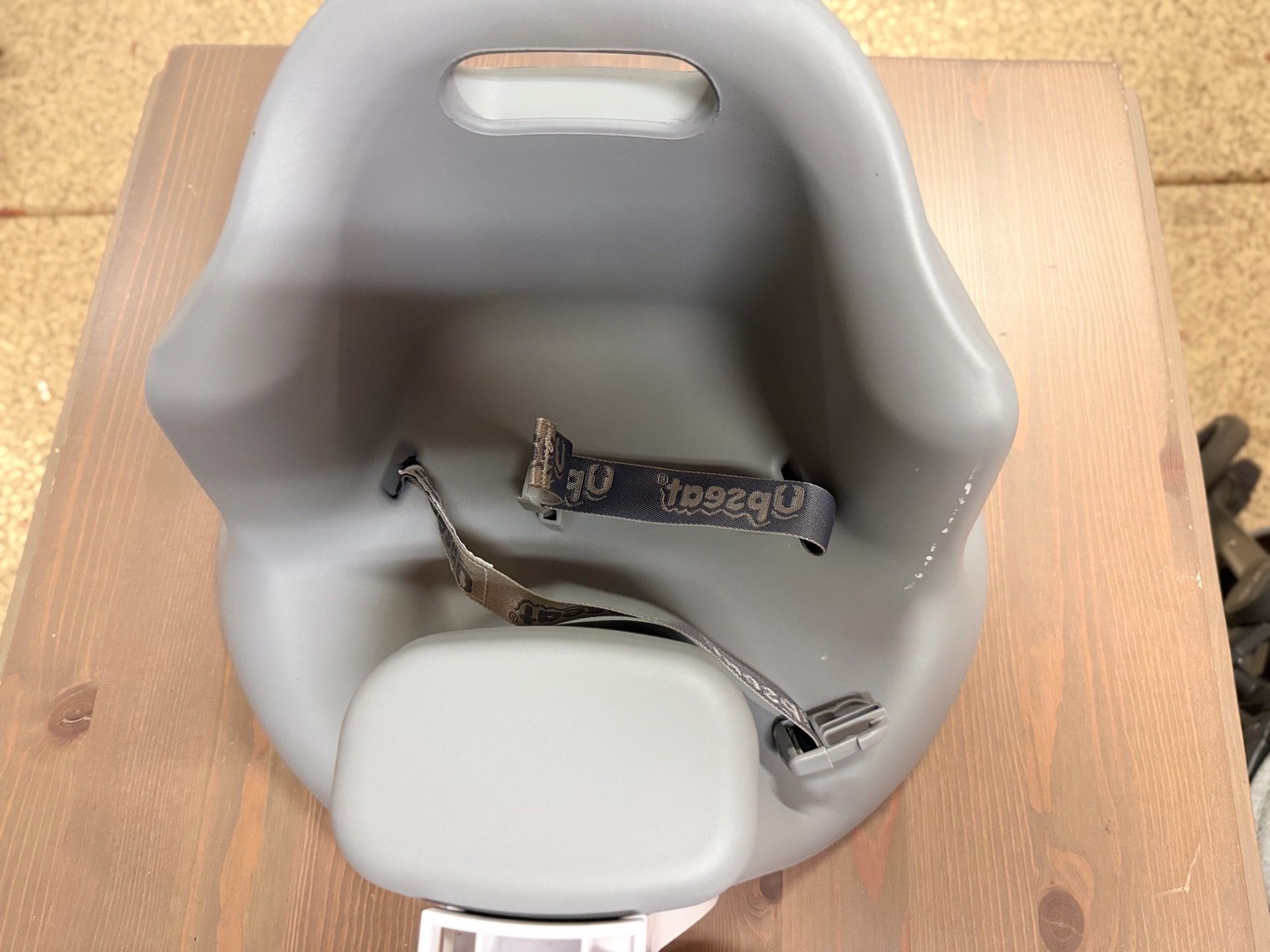 Upseat Baby Floor Seat Booster Chair for Sitting up w/ Removable Tray And Buckle