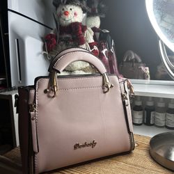light pink Danlory bag- never used !