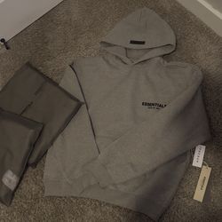 Dark Oat Essentials Hoodie