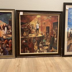 Beautiful paintings/pictures, framed.