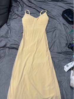 Yellow dress size small