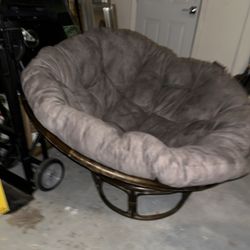 Papaya chair and cushion Cost Plus World Market