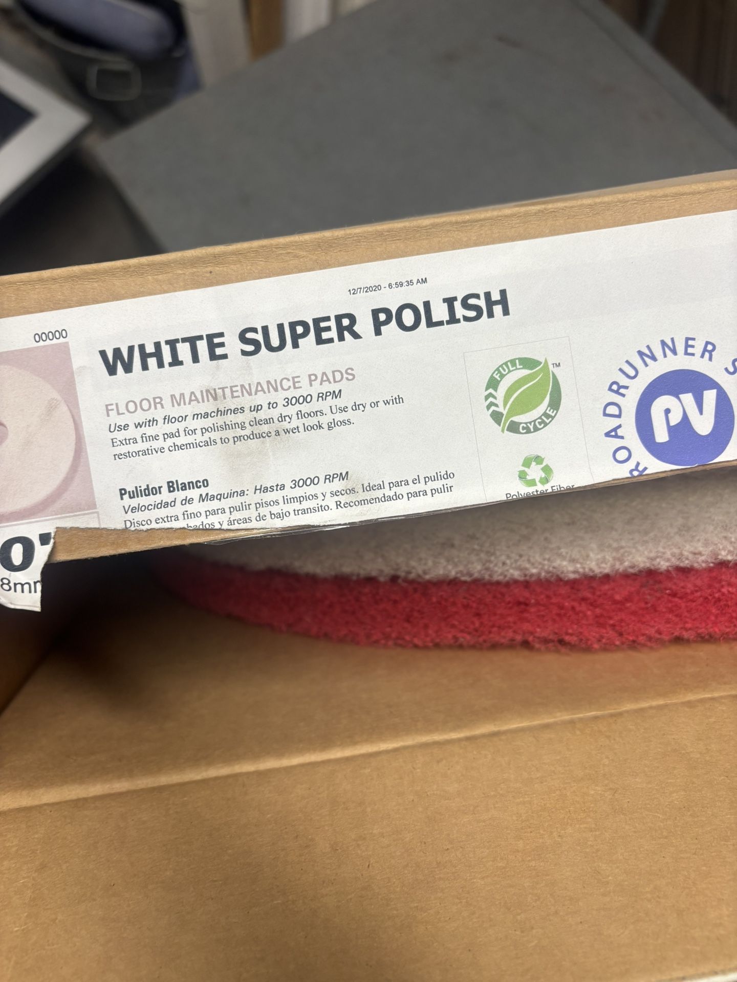 Super Polish Floor Scrubber Pads