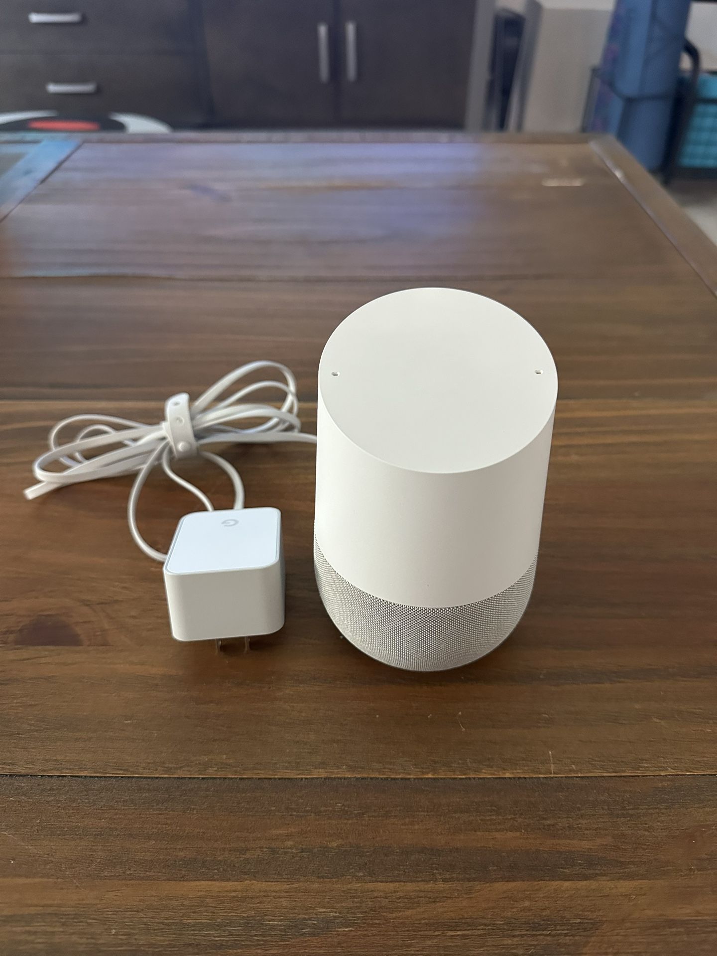Google Home Smart Speaker and Google Assistant Light Grey, White/Slate