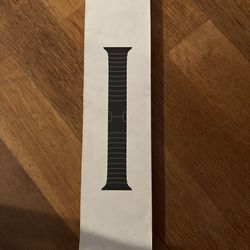 Black apple watch band