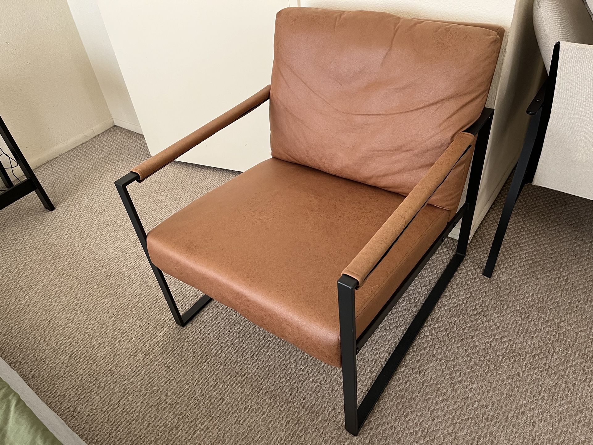 DKLGG Fabric Accent Chairs for Living Room Armchair Single Sofa Chair for Bedroom with Extra-Large Ergonomic Cushion