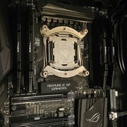 X99 Combo – i7-6800K + 32GB DDR4 + ASUS ROG STRIX Board + EVGA 650W (No GPU / No Storage)