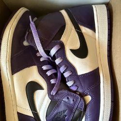 Jordan 1 Court Purple Size 9