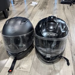 2 Harley-Davidson Full-Face Motorcycle Helmets
