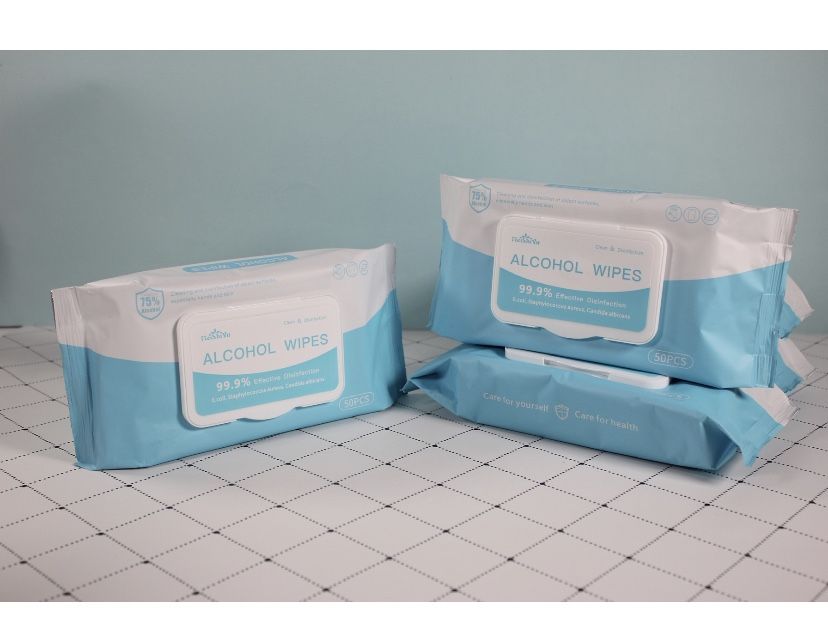 alcohol wipes 75% 50/pack
