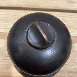 New Colonial Door Knob 1 Pack, in Black