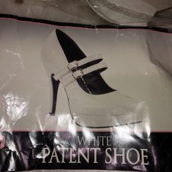 WHITE HEELS, COSTUME, Shoes