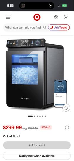 ecozy Smart Nugget Ice Maker