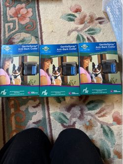 Gentle spray anti bark collar
