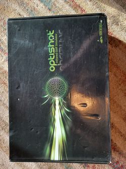 OptiShot Infrared Golf Simulator System w/ LED Projector, also have net and large patch of turf.