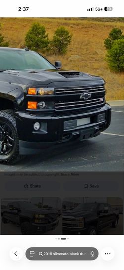 2016-2018 Silverado 2500 bumper