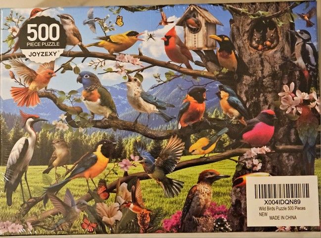 Wild Birds 500 Piece Puzzle