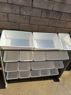 Humble Crew Kids' Toy Storage Organizer with 16 Storage Bins
