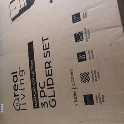 3 Pc Glider Set !!! I Table 2 Chair !! Brand New In A Box!!!