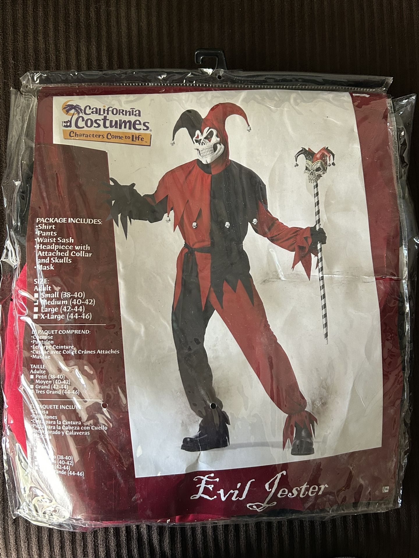 Evil Jester Halloween Costume