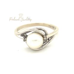 10k Pearl/Diamonds Ring