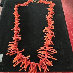 Real Coral Necklace 