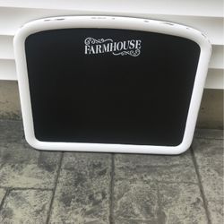 Reposted Old Mirror Turned Into Farmhouse Chalkboard 
