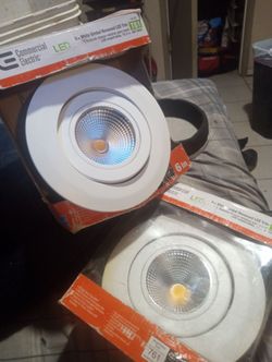 2 Commercial electric LED 6 inch soft white