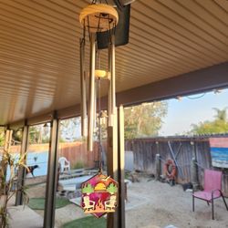 New Windchime With Custom Outdoor Themed  Suncatcher 
