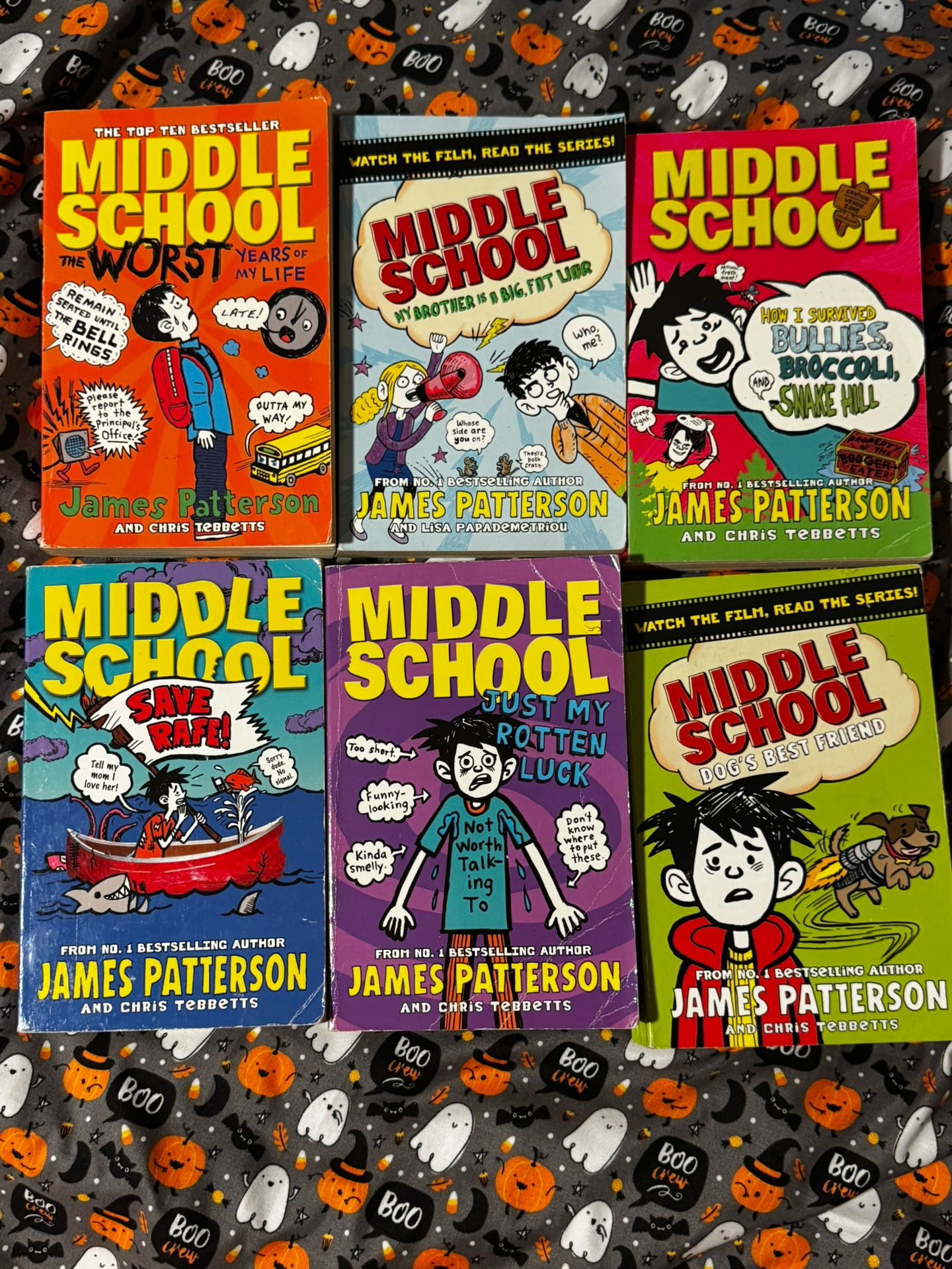 Middle School Books 1,3,4,6,7,8