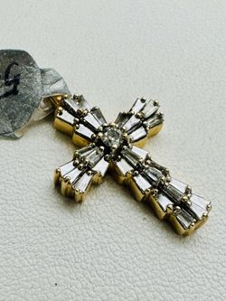 Diamond Cross 14kt 