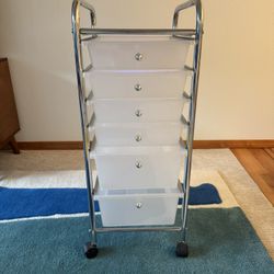 6-Drawer Rolling Cart