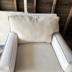 Cream Lounge Chair