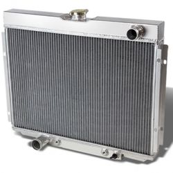 Performance 3-Rows Core Full Aluminum Radiator 67-70 Ford Mustang, 68-70 Mercury Cougar/ XR7 V8 