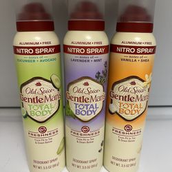 Old Spice deodorant Spray 3 for $22