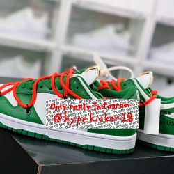 Nike Dunk Low Off White Pine Green 69