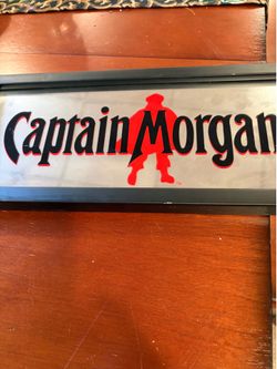 Captain Morgan Mirrored Bar Sign